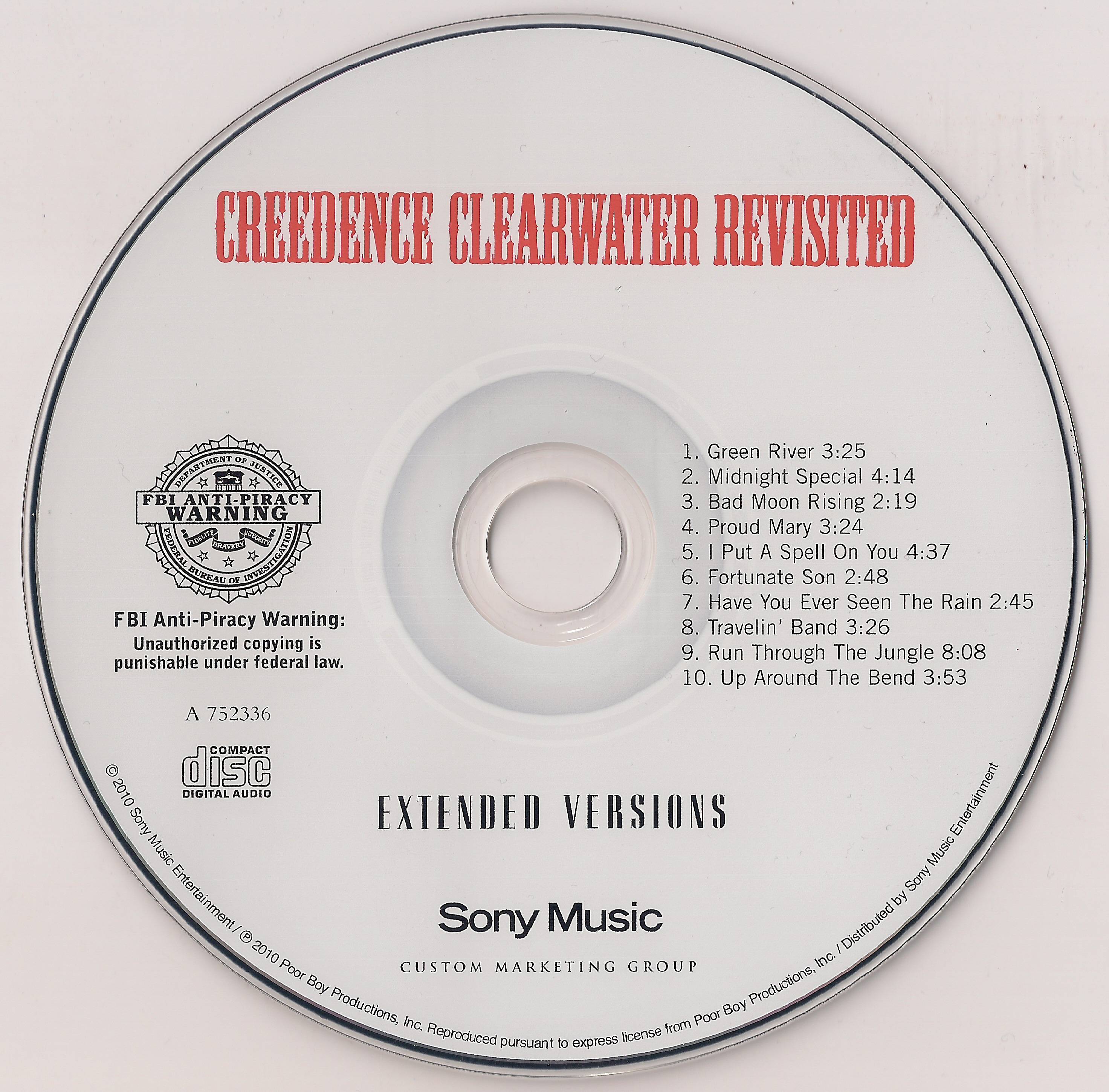 Creedence Clearwater Revival Extended Versions : CD US